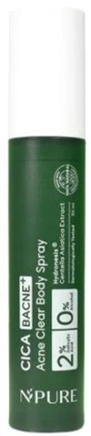 Xịt n'pure Cica Bacne Acne Clear Body Spray