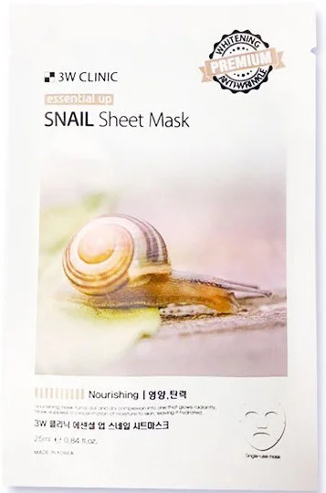 Mặt nạ 3W Clinic Mask Sheet - Essential Up Snail