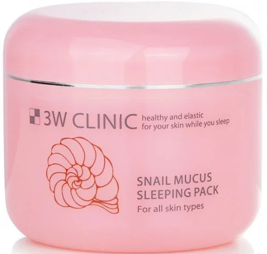 Mặt nạ ngủ làm sáng trắng da 3W Clinic Snail Mucus Sleeping Pack