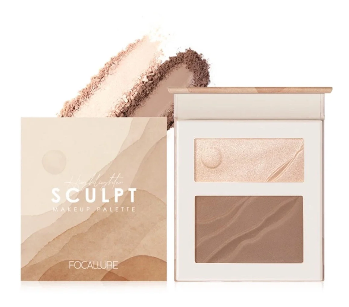 Phấn bắt sáng Focallure Highlighter Sculpt Makeup Palette