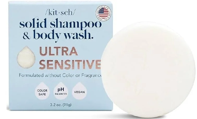 Kitsch Ultra Sensitive Shampoo & Body Wash Bar
