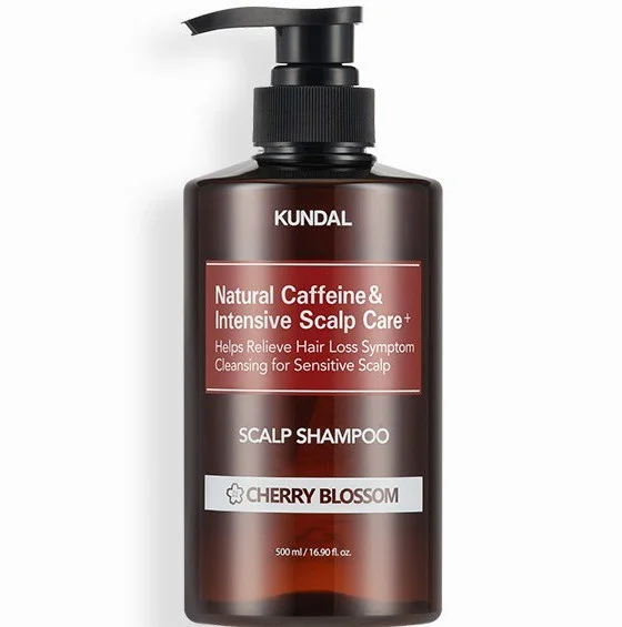 Kundal Natural Caffeine & Intensive Scalp Care Cherry Blossom Shampoo