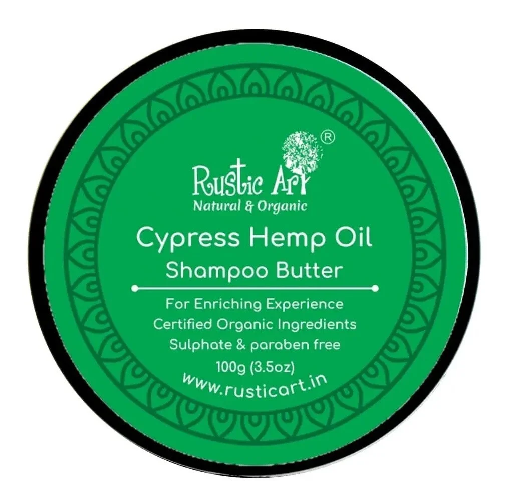 Rustic art Cypress Hemp Oil Shampoo Butter