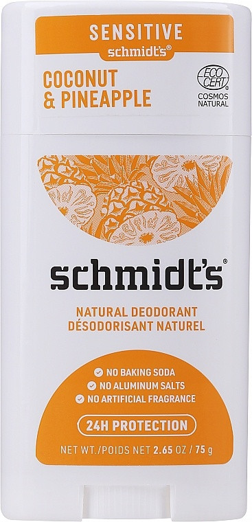 Full ingredients list Schmidt's Natural Deodorant