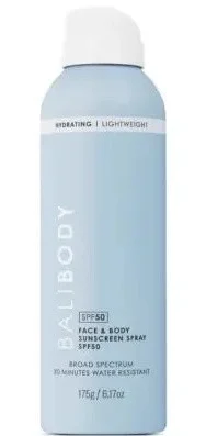 Kem chống nắng Bali Body Face And Body Sunscreen Spray 50+ Aerosol