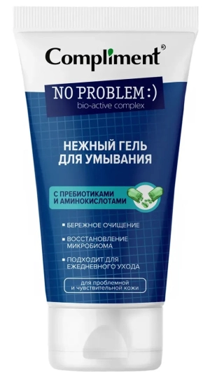 Compliment No Problem Gentle Gel Cleanser With Prebiotics And Amino Acids