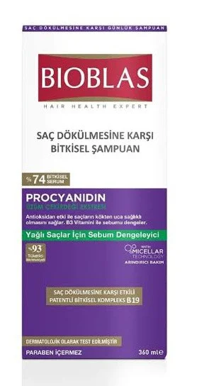 Dầu gội Bioblas Herbal Shampoo For Hair Loss - Procyanidin