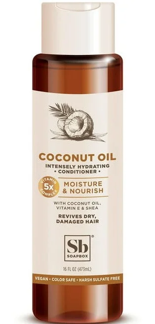 Dầu xả Soapbox Coconut Oil With Vitamin E and Shea Hair Conditioner