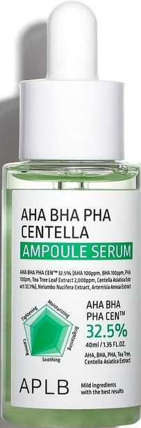 Full ingredients list APLB AHA BHA PHA Centella Ampoule Serum