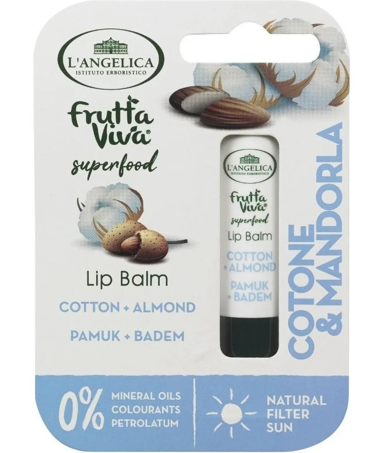 Son dưỡng L’Angelica Lip Balm Cotton + Almond