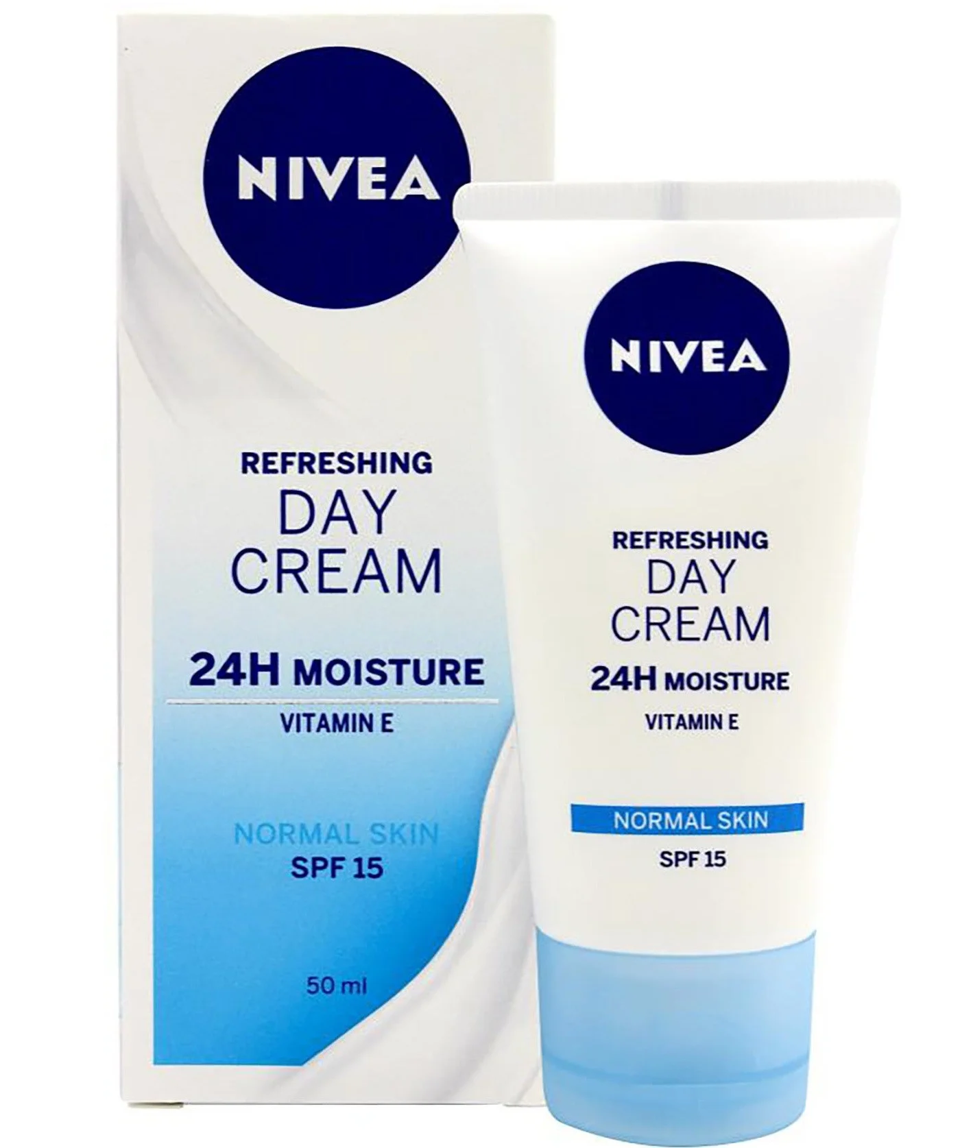 Kem dưỡng ban ngày Nivea Refreshing Day Cream Vitamin E Normal Skin SPF15