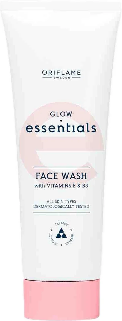 Sữa rửa mặt Oriflame Glow Essentials Face Wash With Vitamins E & B3