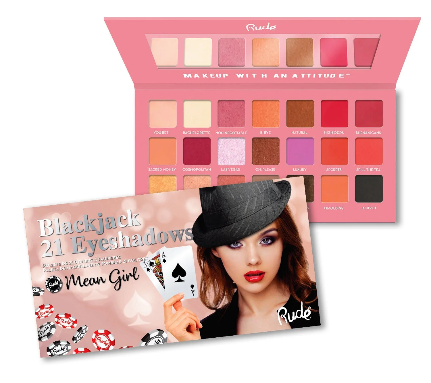Phấn mắt Rude Cosmetics Black Jack Eyeshadow