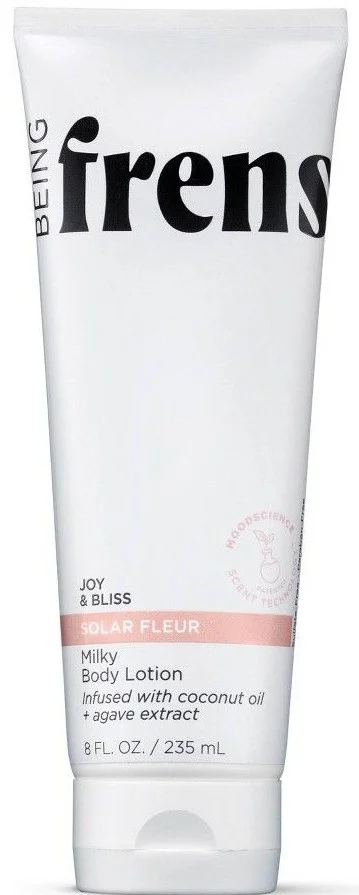 Being Frenshe Milky Hydrating Lotion For Dry Skin With Coconut Oil Floral Solar Fleur
