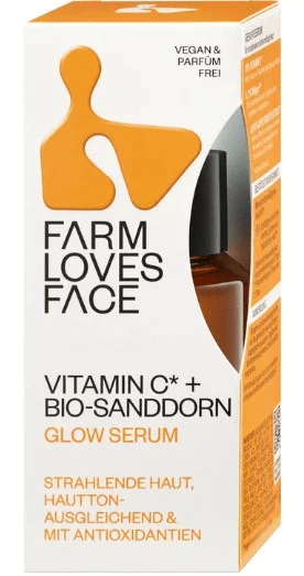 Tinh chất sáng da Farm loves Face Serum Glow Vitamin C + Bio-sanddorn