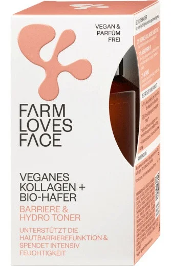 Nước hoa hồng Farm loves Face Toner Barriere & Hydro Veganes Kollagen + Bio-hafer