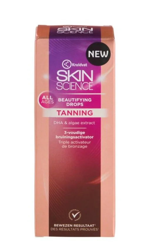 Nhuộm nâu da Kruidvat Skin Science Beautyfing Tanning Drops