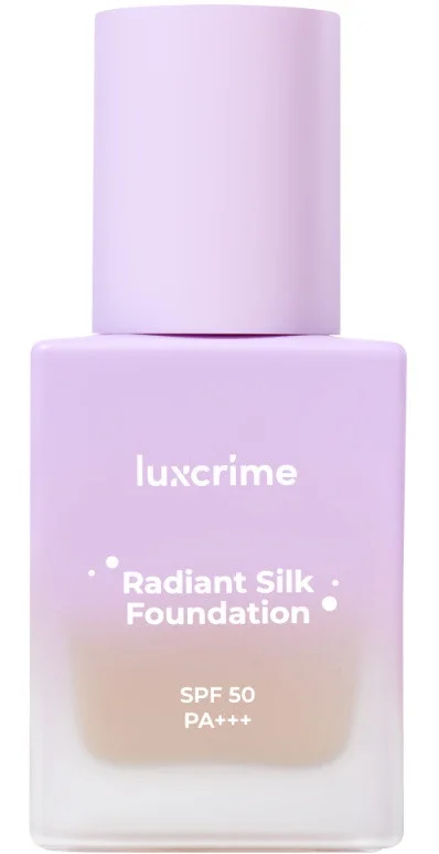 Kem nền Luxcrime Radiant Silk Foundation SPF 50 Pa+++