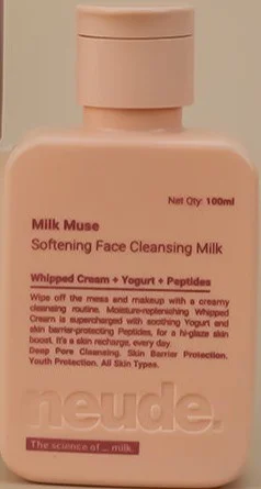 Sữa rửa mặt Neude Skin. Milk Muse Peptide Face Cleansing Milk
