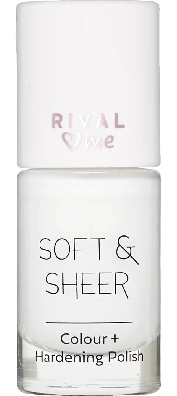 RIVAL Loves Me Soft & Sheer Colour + Hardening Polish 01 Vanilla Shake
