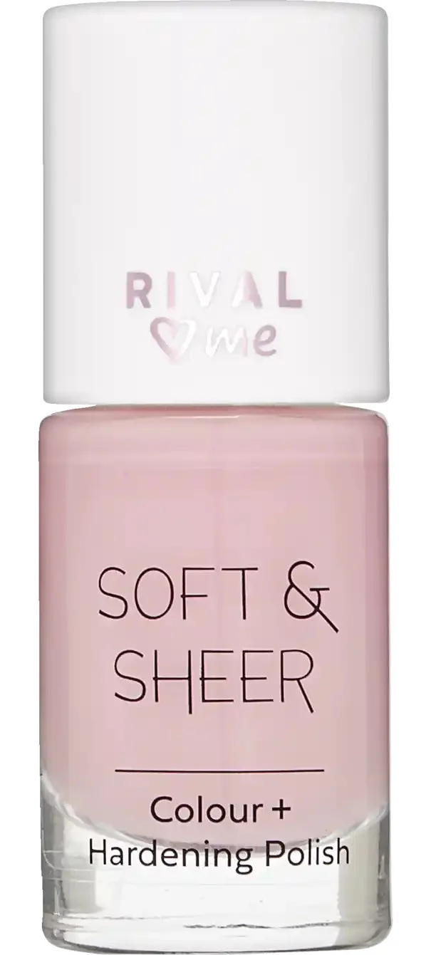 RIVAL Loves Me Soft & Sheer Colour + Hardening Polish 03 Raspberry Shake