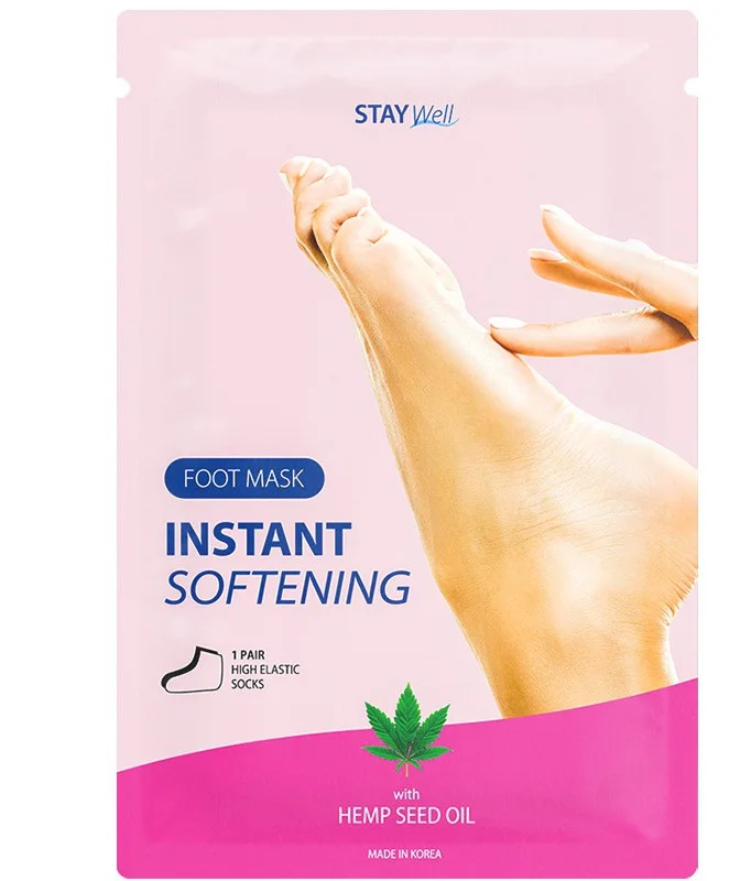 Mặt nạ chân Stay Well Instant Softening Foot Mask Hemp Seed
