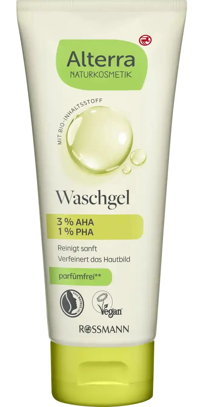 Sữa rửa mặt Alterra Waschgel Mit AHA & PHA