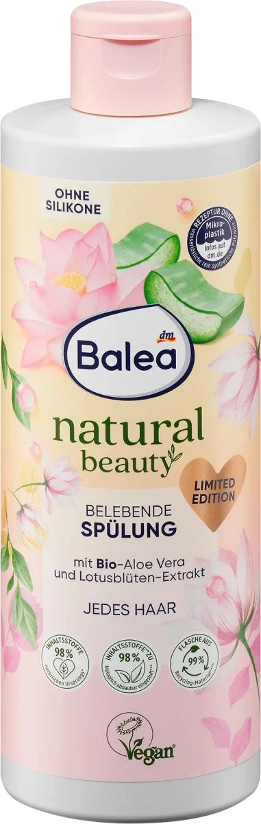 Dầu xả Balea Natural Beauty Belebende Spülung