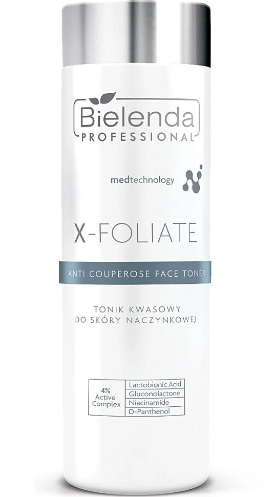 Nước hoa hồng Bielenda Professional X-Foliate Anti Couperose Face Toner
