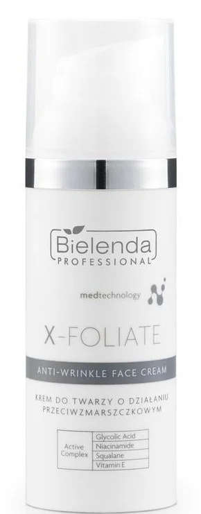Kem dưỡng dành cho mặt Bielenda Professional X-Foliate Anti-Wrinkle Face Cream