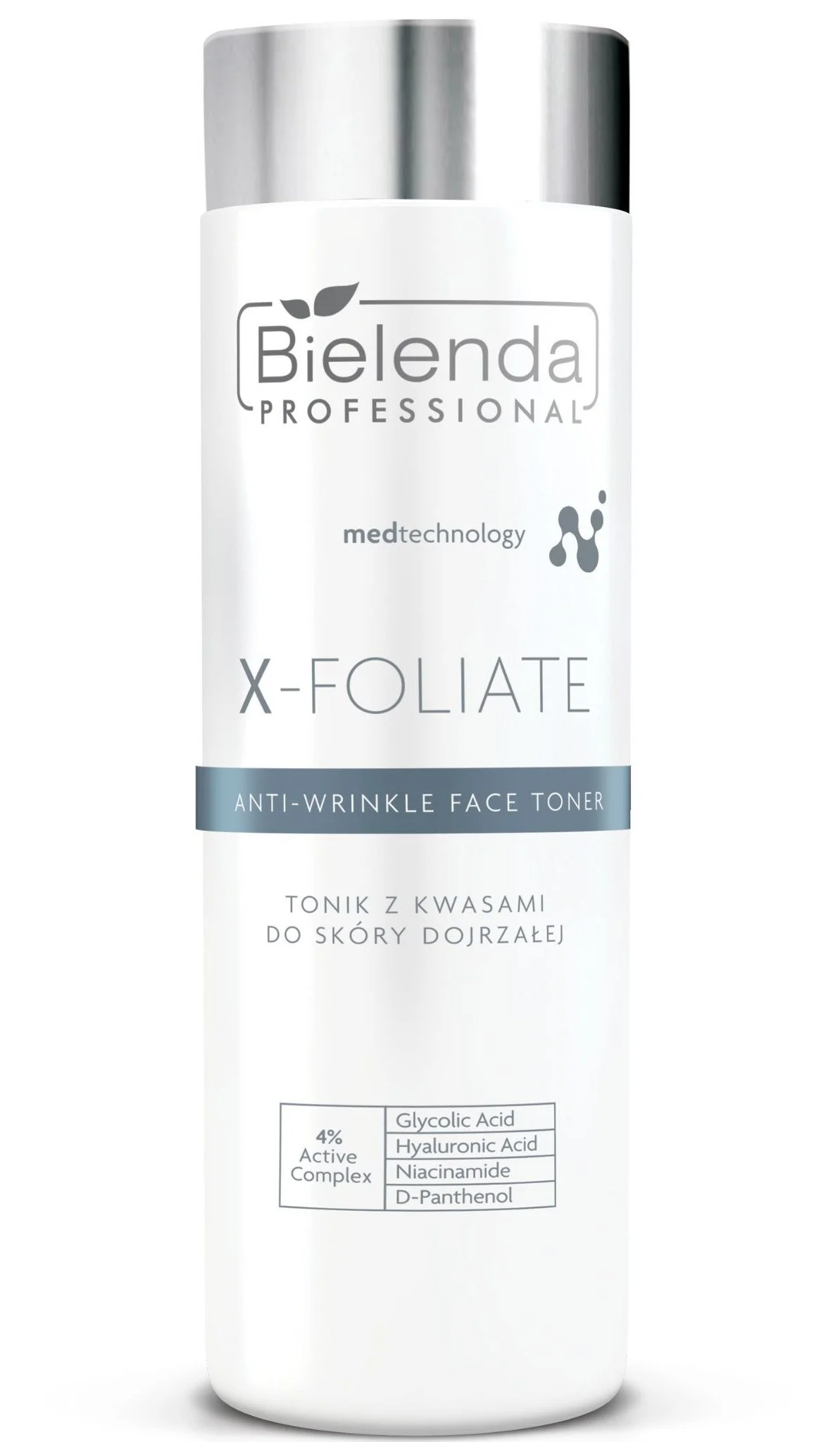 Nước hoa hồng Bielenda Professional X-Foliate Anti-Wrinkle Face Toner