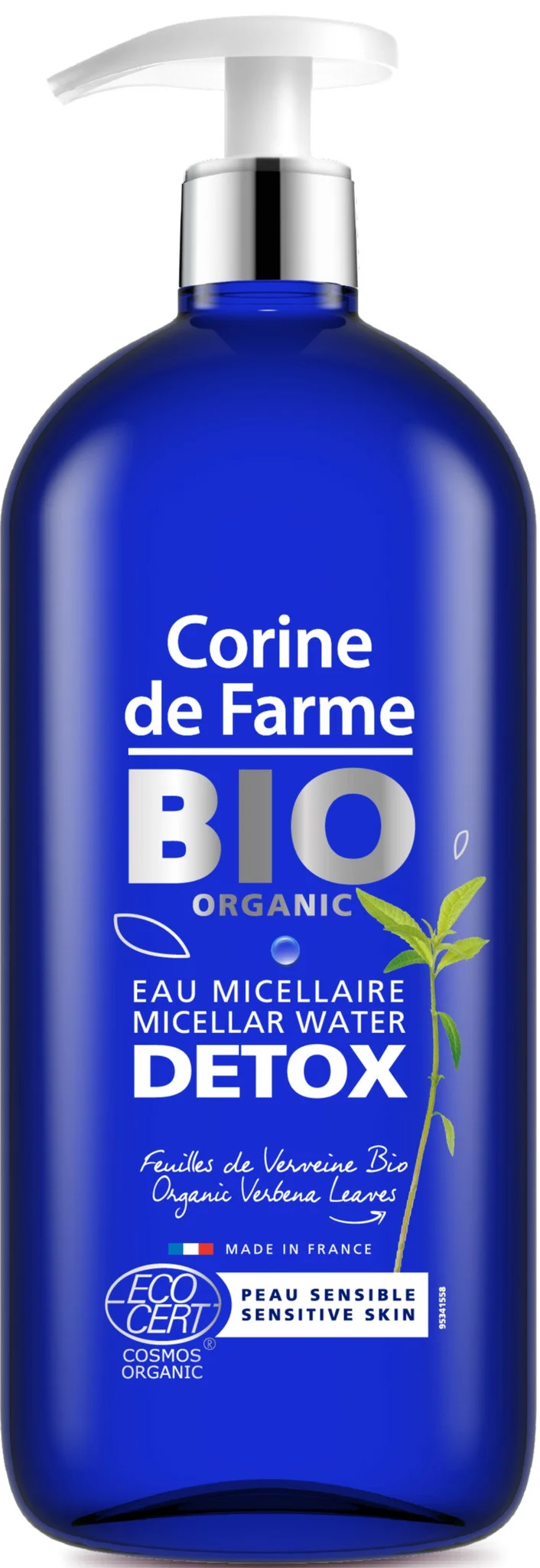 Nước tẩy trang hữu cơ Corine de farme Eau Micellaire Detox