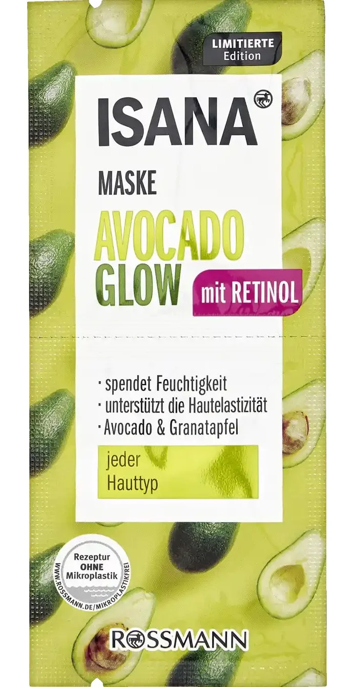 Mặt nạ Isana Avocado Glow Maske Mit Retinol