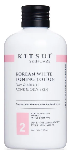 Sữa dưỡng Kitsui Korean White Toning Lotion - Acne & Oily Skin