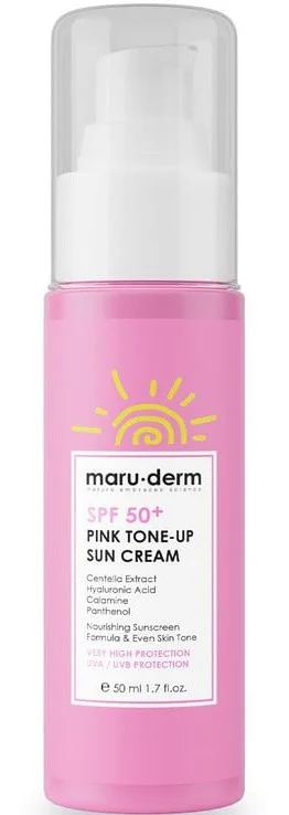 Maruderm SPF 50+ Pink Tone-up Sun Cream