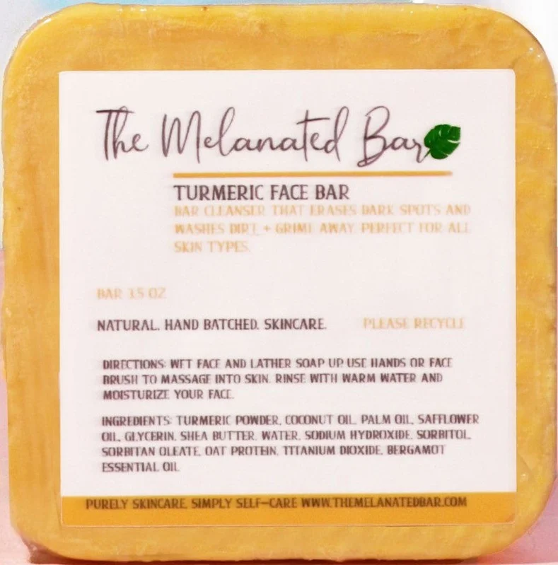 Melanated Bar Turmeric Face Bar