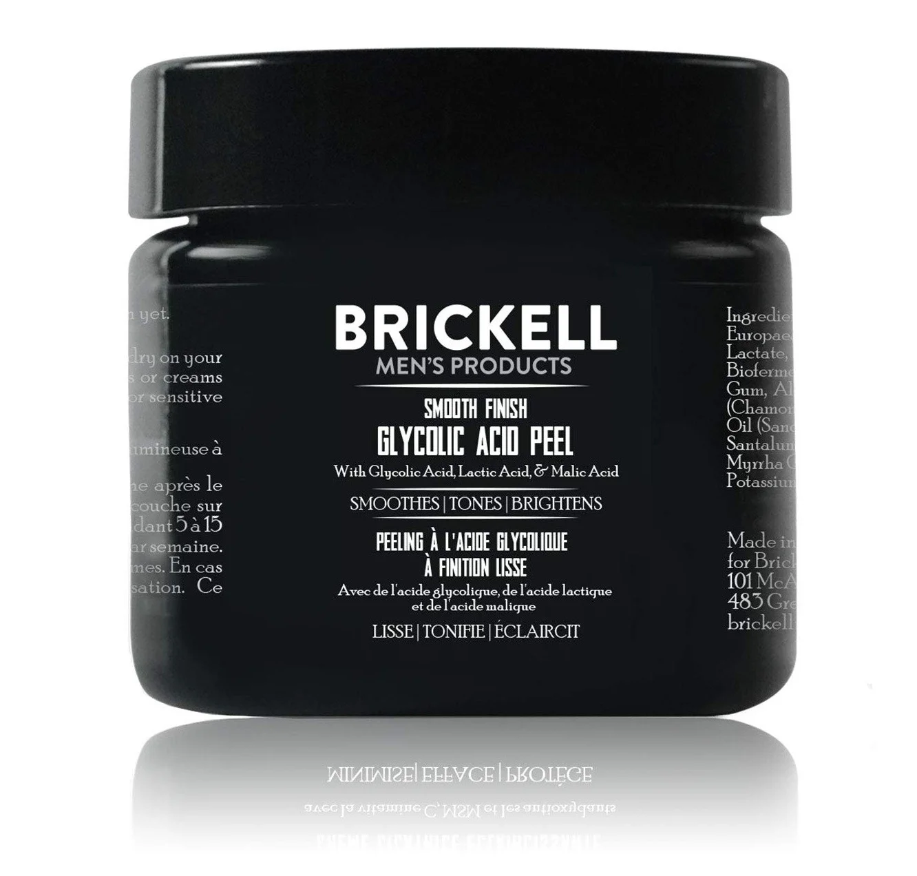 Brickell Men's Products Smooth Finish Glycolic Acid Peel For Men