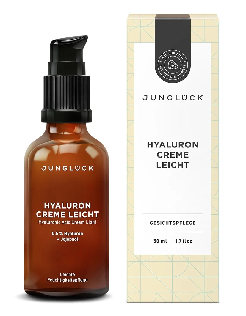 Junglück Hyaluron Creme Leicht