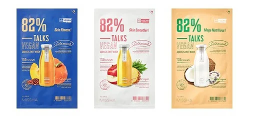 Missha Talks Vegan Squeeze Pocket Sleeping Pack.