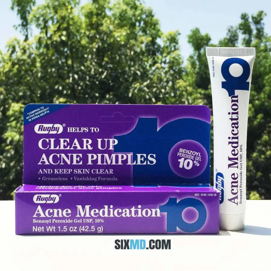 Sản phẩm đặc trị Rugby Acne Medication Gel 10% Acne Treatment