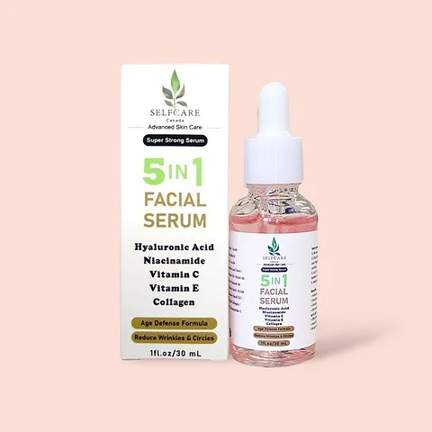 Selfcare Canada Hyaluronic Acid Facial Serum 5 In 1