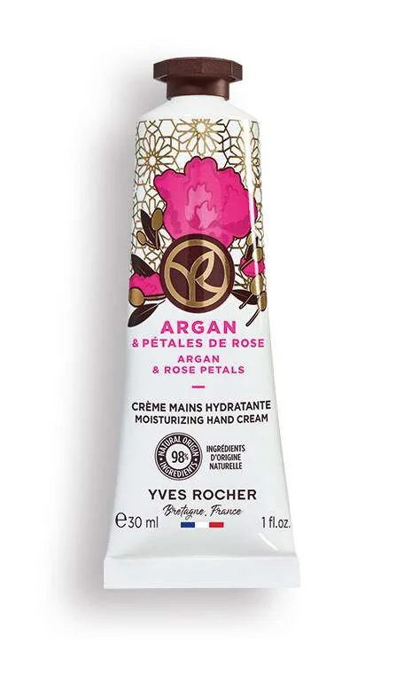 Dưỡng ẩm Yves Rocher Argan & Rose Petals Moisturizing Hand Cream