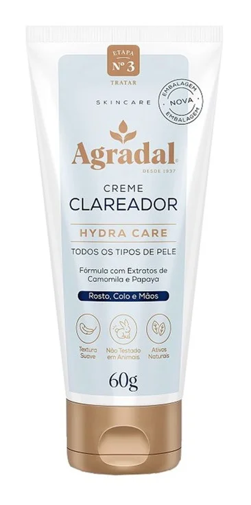 Agradal Creme Clareador Facial Hydra Care Agradal