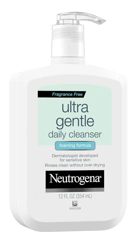 Nước hoa Neutrogena Fragrance Free Ultra Gentle Daily Foaming Facial Cleanser