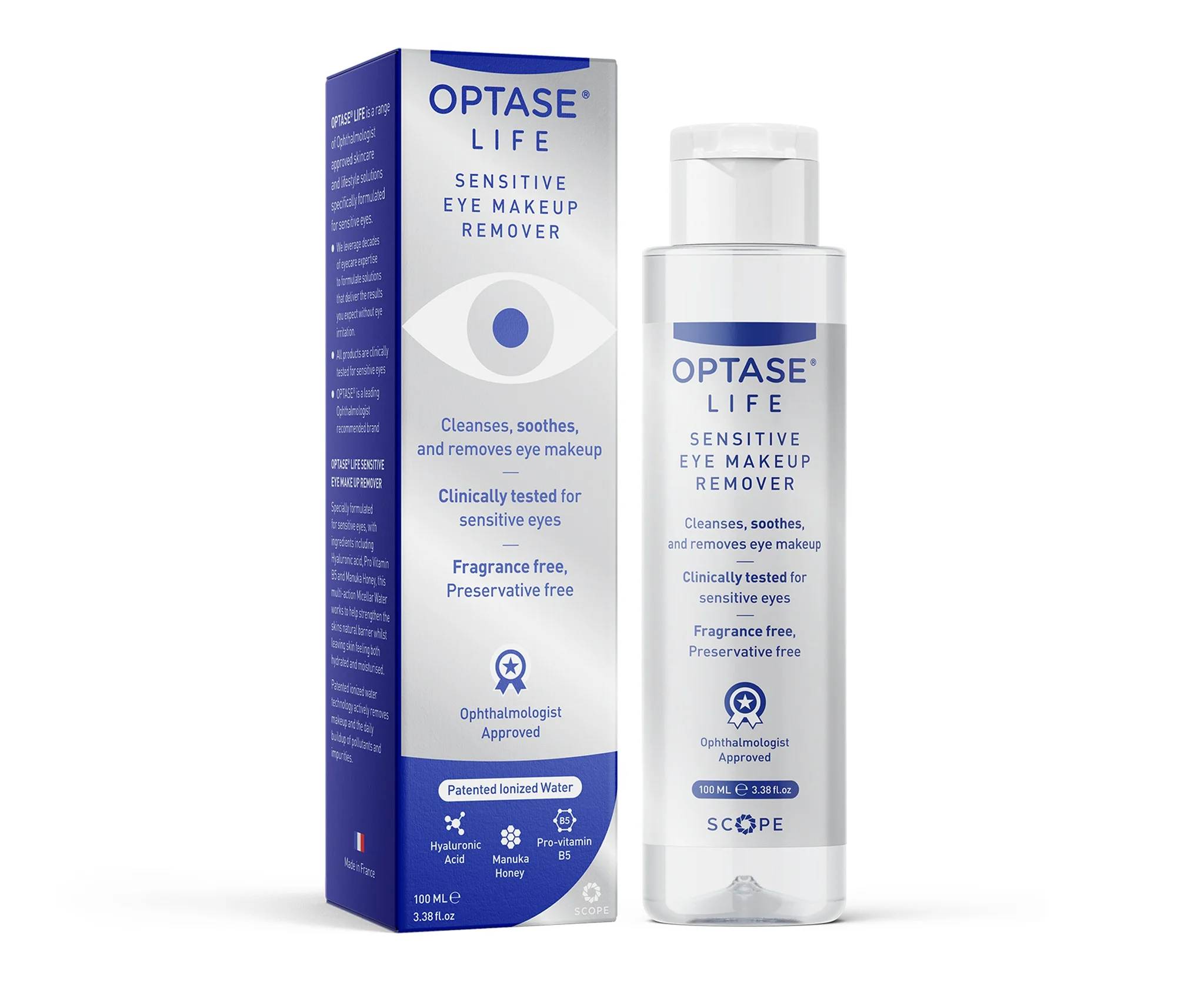 Tẩy trang Optase Life Sensitive Eye Make Up Remover