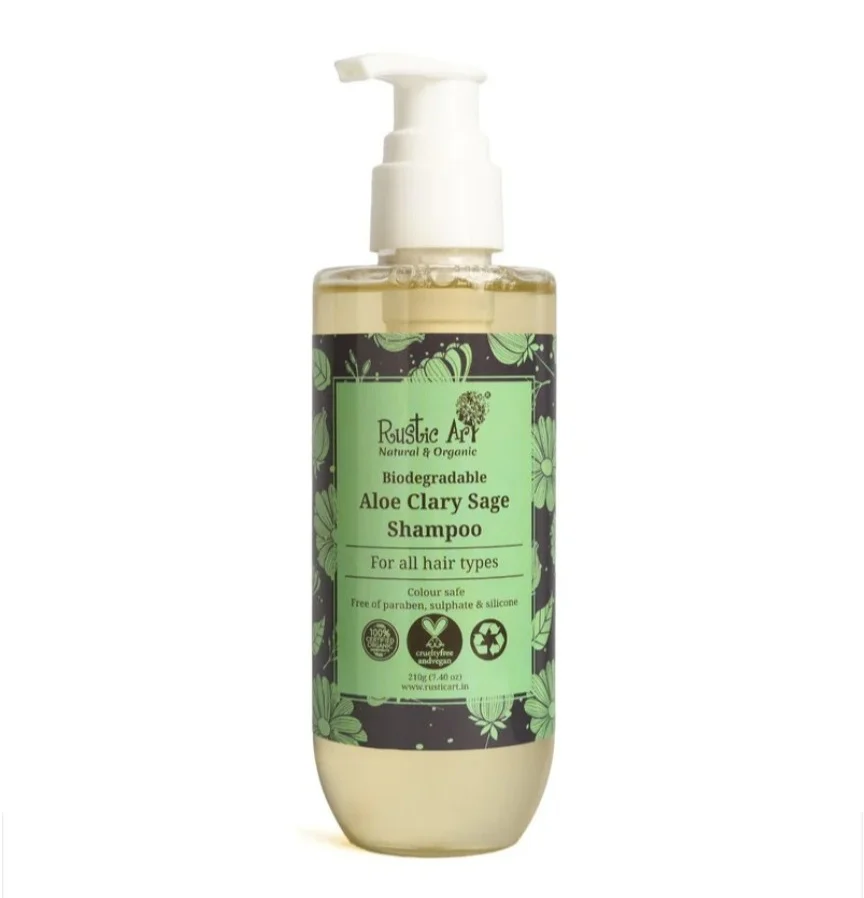Dầu gội Rustic art Aloe Clary Sage Shampoo Liquid