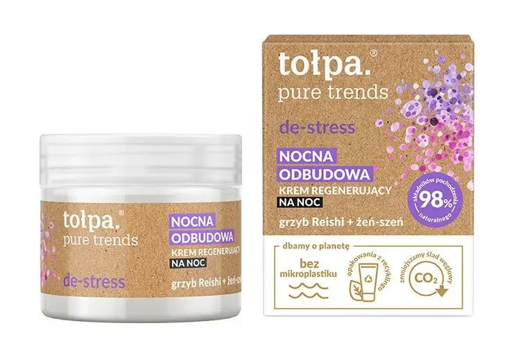 Tołpa Pure Trends Nocna Odbudowa Krem Regenerujący Na Noc