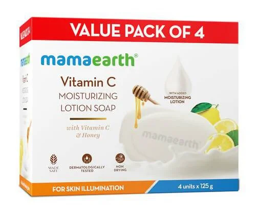 Dưỡng ẩm Mamaearth Vitamin C Moisturizing Lotion Soap