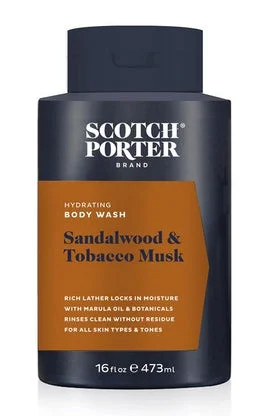 Sữa tắm Scotch Porter Hydrating Body Wash | Sandalwood & Tobacco Musk