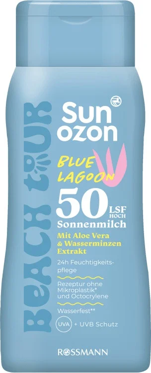 Sun Ozon Beach Tour Sonnenmilch Blue Lagoon LSF 50